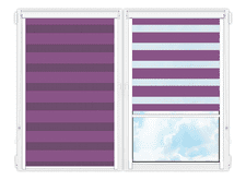 Рулонные кассетные шторы День Ночь Делия-115 цена. Купить в «Мастерская Жалюзи»