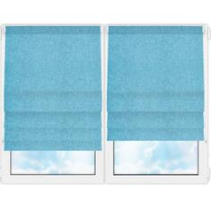 Римские шторы Шале бирюза Compact