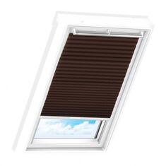 Плиссе мансардные (шторы, жалюзи) аида коричневый