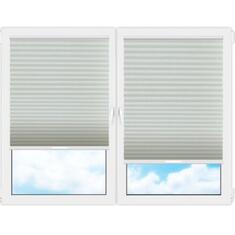 Плиссе (шторы, жалюзи) пальма св бежевый