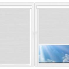 Рулонные шторы UNI Балтик-белый