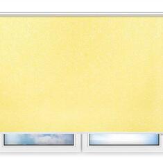 Стандартные рулонные шторы Шелк-желтый